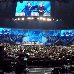 Members of Lakewood Church return for first Sunday service since shooting