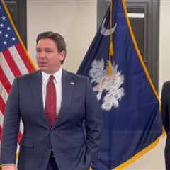 Guess who showed up in South Carolina four days before the GOP primary there? Ron DeSantis