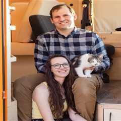 A couple who converted a $7,000 school bus into their dream home breaks down the cost of living a..