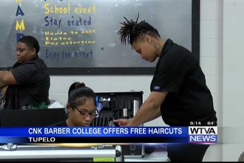 CNK Barber College offers free haircuts