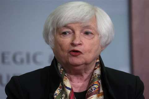 Treasury Secretary Yellen warns that losses tied to climate change could 'cascade through the..