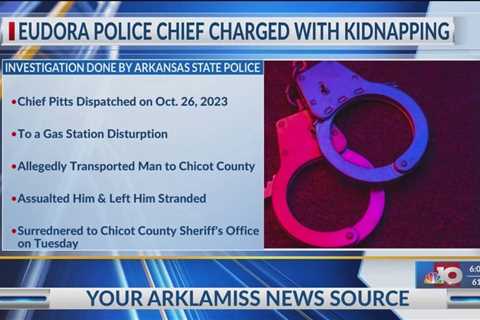 South Arkansas police chief accused of assaulting victim and leaving him stranded; arrested