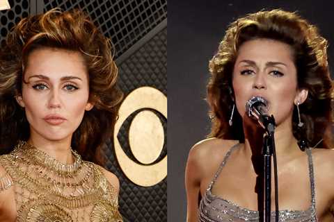 Miley Cyrus Stole the Show in 5 Looks at Grammys 2024 – See Them All! | 2024 Grammys, Grammys,..