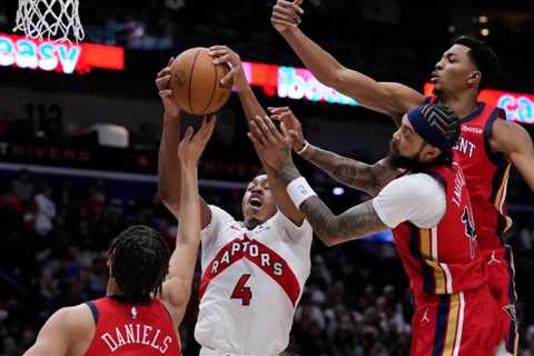 Ingram scores 41, leads Pelicans to rout of struggling Raptors