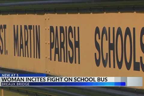 Woman causes fight on school bus between daughter and another student