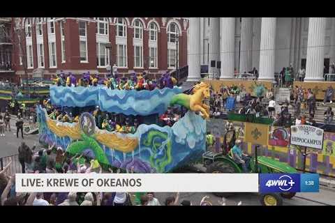 Krewe of Okeanos ‘Hippocampus’ float