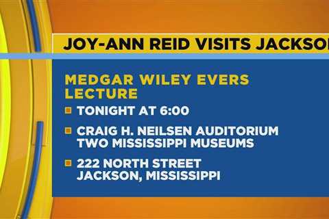 Joy-Ann Reid to speak at Medgar Wiley Evers Lecture Series