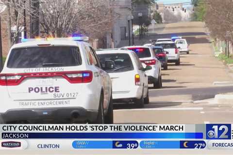 Jackson councilman holds 'Stop the Violence' motorcade, march