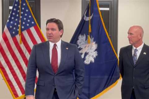 Guess who showed up in South Carolina four days before the GOP primary there? Ron DeSantis