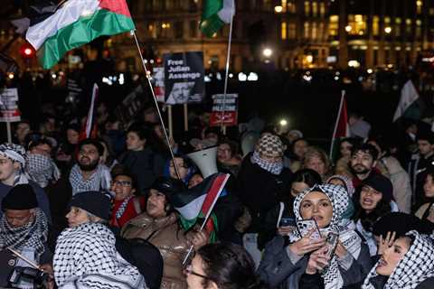 Police criticized for handling of anti-Israel protest at Parliament