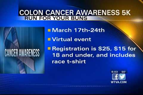 Annual Colon Cancer Awareness 5K coming up