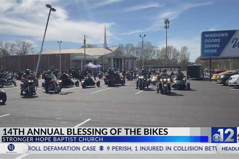 14th Annual Blessing of the Bikes held in Jackson