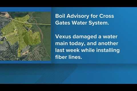 Boil advisory in effect for Cross Gates Water System