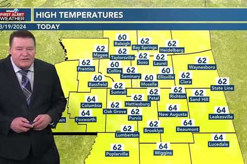 3/19 – Rex's Tuesday Morning Weather Forecast