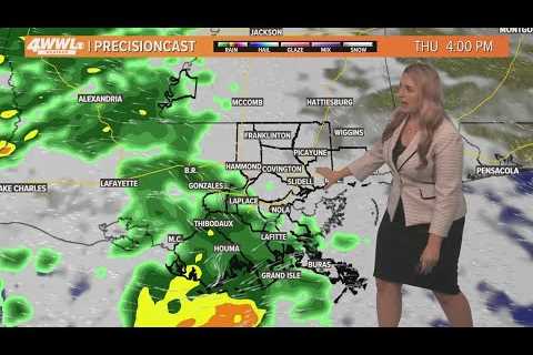 New Orleans Weather: Scattered showers Thursday and Friday, beautiful weather this weekend