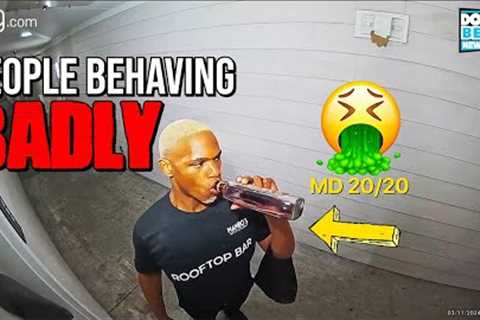 PEOPLE BEHAVING BADLY #2 (CAUGHT ON RING DOORBELL)