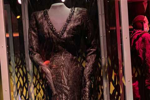 Costume Worn by Anjelica Huston in 'The Addams Family' (1991) and 'Addams Family Values' (1993)..