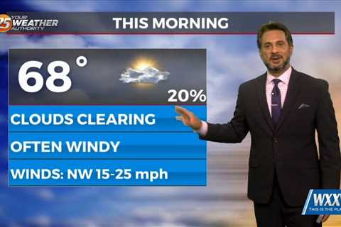 4/3 – The Chief's “Clearing Skies, Often Windy” Wednesday Morning Forecast