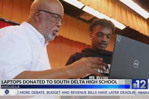 Laptops donated to South Delta High School