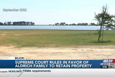 Supreme Court judge affirms lower court ruling, Aldrich family to retain waterfront property