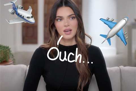 Kendall Jenner Gets ROASTED By Fans For Pretending To Fly Commercial In New Gucci Ad At Airport!