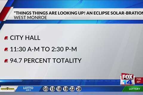 City of West Monroe to host Solar Eclipse Viewing event on April 8th