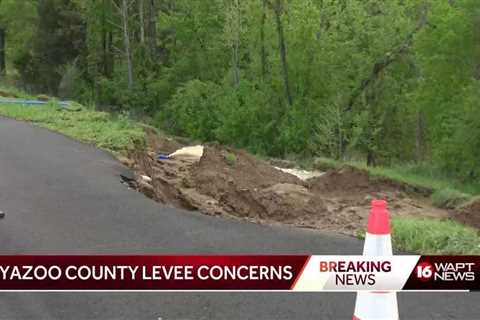 Levee threatening to break in Yazoo County neighborhood