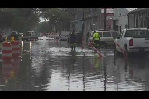 Widespread flooding across New Orleans