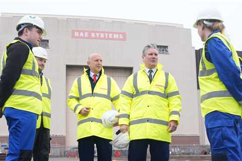 Sir Keir Starmer Visits Nuclear Subs Shipyard in Cumbria