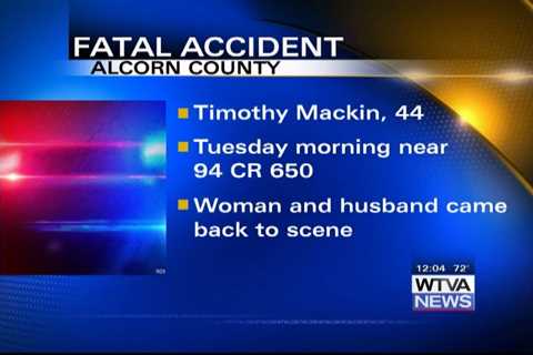 Vehicle struck and killed man lying in the road, Alcorn County sheriff says