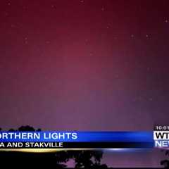 VIDEO: Northern Lights in North Mississippi