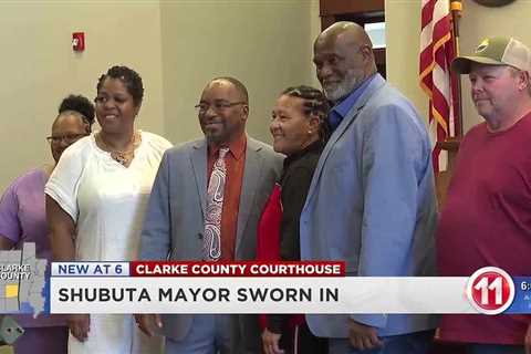 Shubuta mayor swearing in ceremony