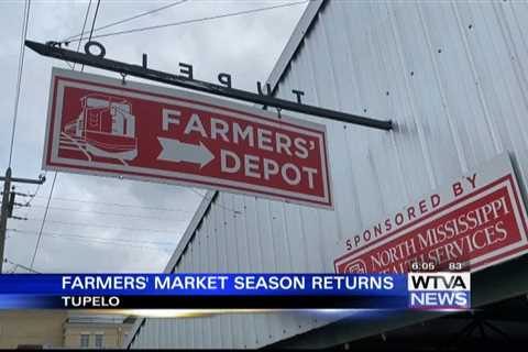 Tupelo farmers market begins 2024 season