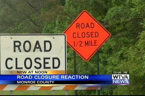 Part of Monroe County road expected to remain closed for 15 months