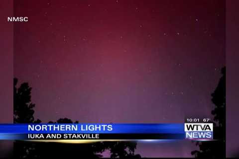 VIDEO: Northern Lights in North Mississippi