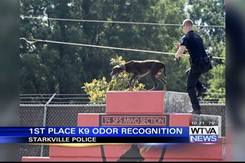 Starkville K9 unit takes first place in first ever Police Week competition