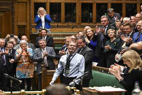 Touching moment: MP Craig Mackinlay receives standing ovation after battling sepsis