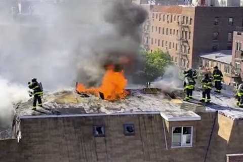 FDNY - Early Arrival + Audio - Brooklyn 2nd Alarm Box 3797 - Heavy Fire on the Top Floor - 5/21/24