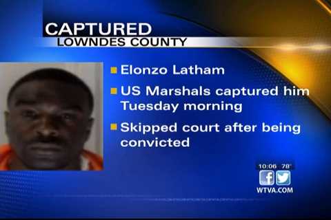 Lowndes County fugitive arrested Tuesday morning