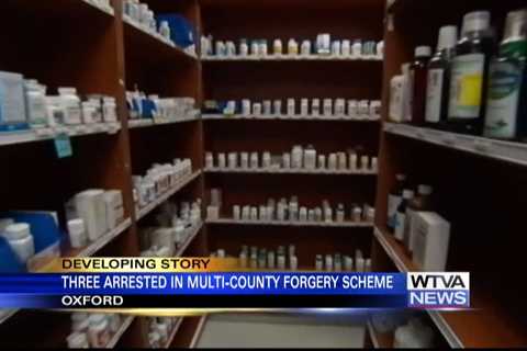 Trio accused of passing fake prescriptions across north Mississippi