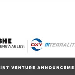 Occidental Petroleum and BHE Renewables JV to Revolutionize Lithium Extraction