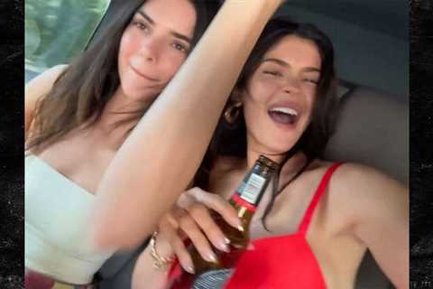 Kylie and Kendall Jenner Sing Billie Eilish, Drink Beers in Automobile Collectively