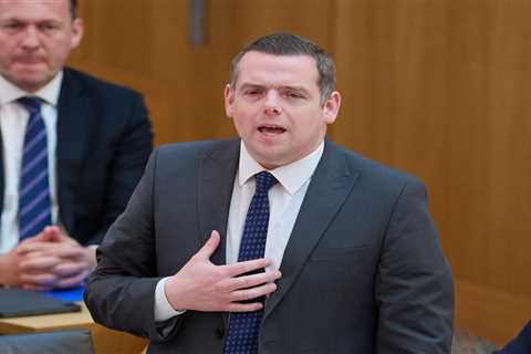 Douglas Ross to step down as Scottish Tory leader following backlash