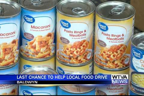 Last chance to help local food drive in Baldwyn