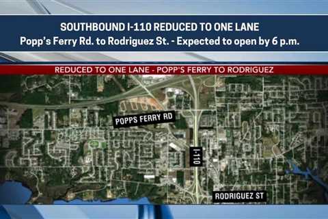 TRAFFIC: Delays in Bay St. Louis and on I-110, overnight closure scheduled for I-10