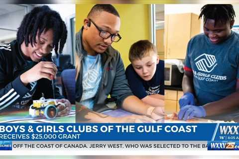 WXXV Morning Reporter Everett Ganier Jr. stops by the Boys and Girls Club of the Gulf Coast