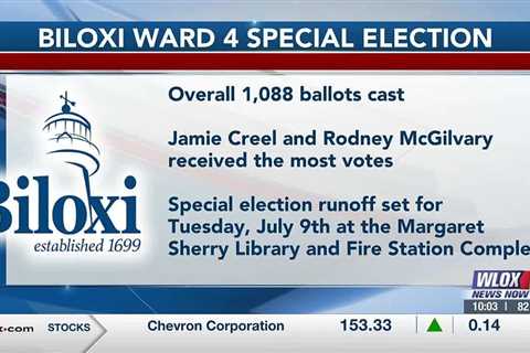 Biloxi Ward 4 special election headed for runoff