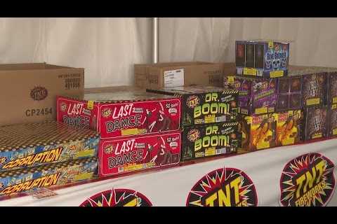 Fireworks stands open for Independence Day