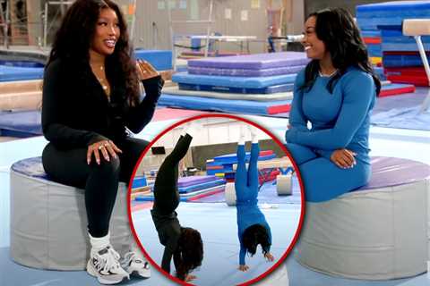 SZA Battles Simone Biles In Handstand Problem, Exhibits Off Flexibility