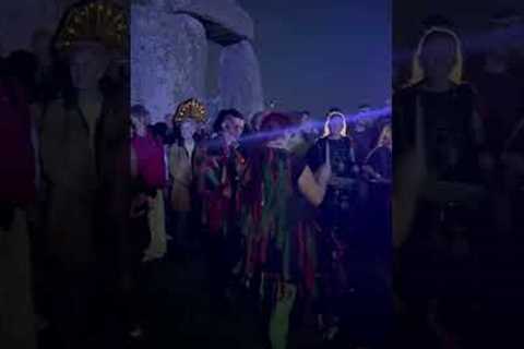 Summer Solstice Tribal Drumming At Stonehenge